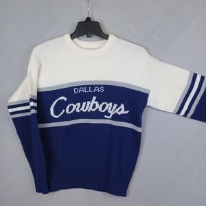 VTG Dallas Cowboys NFL Pro Line Cliff Engle Sweater Wool Blend USA Mens Small